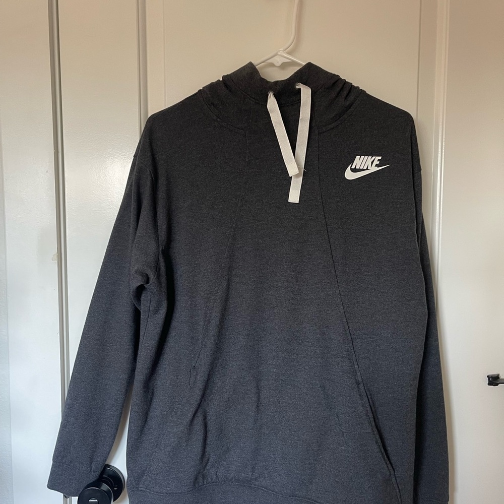 Nike Gray Hoodie, Size Large